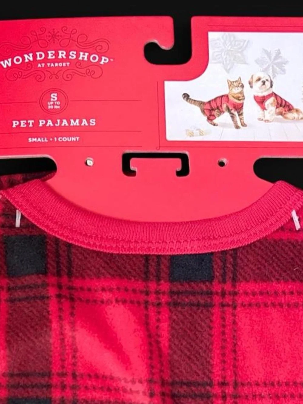 Wondershop Red Plaid Dog and Cat Pajamas - Multiple Sizes